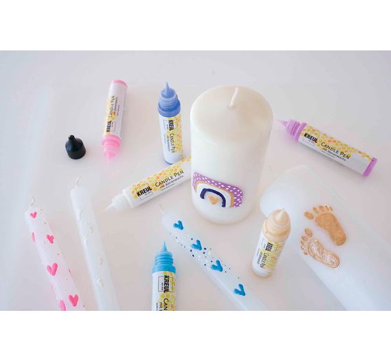 KREUL Candle Pen "Hello Baby" 6er-Set