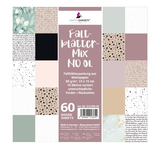 Faltblätter-Mix "Natural"