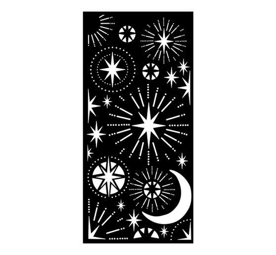 Schablone "Stars and Moon"