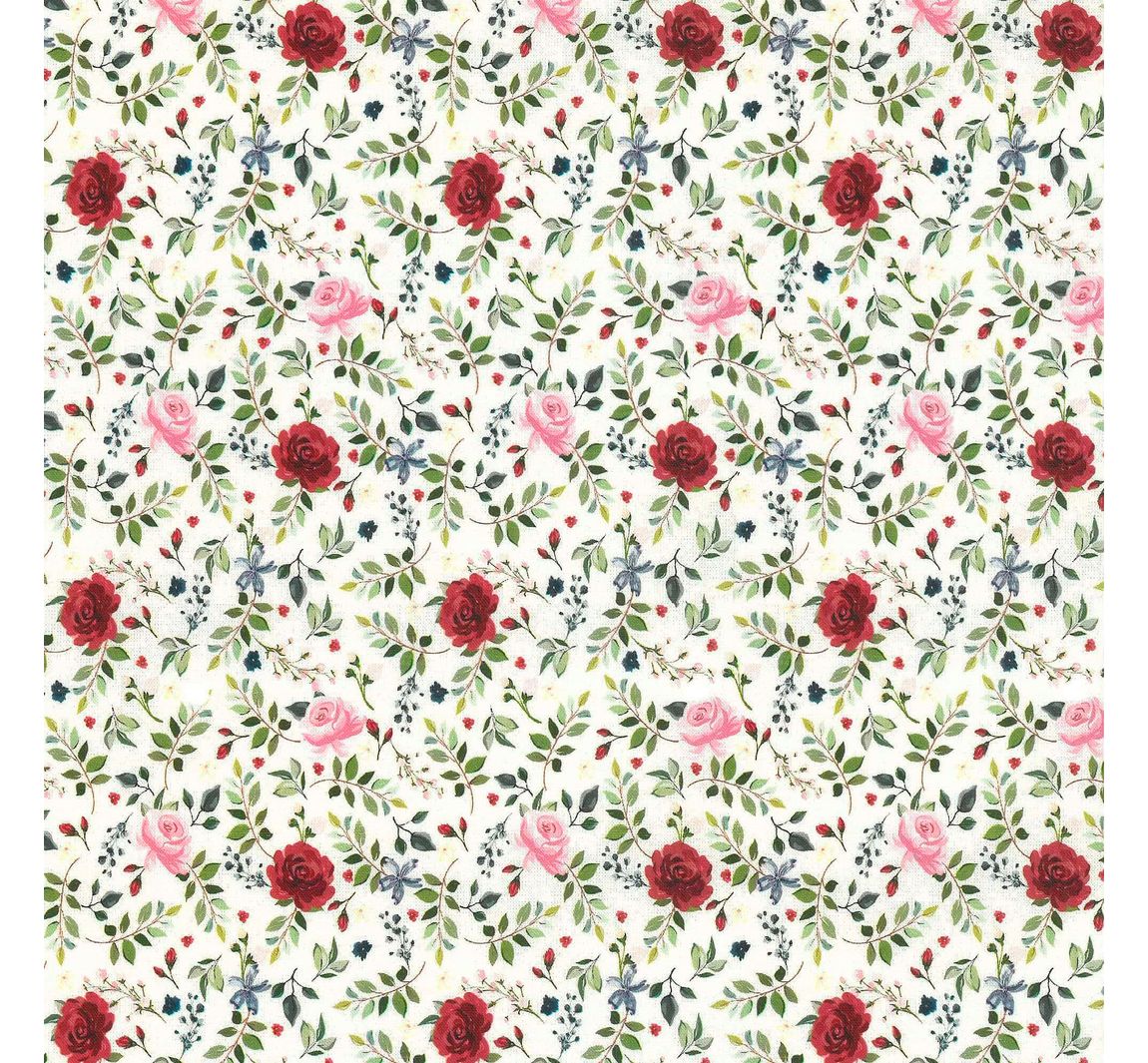 Westfalenstoffe Baumwoll-Stoff "Florenz - Rosen"