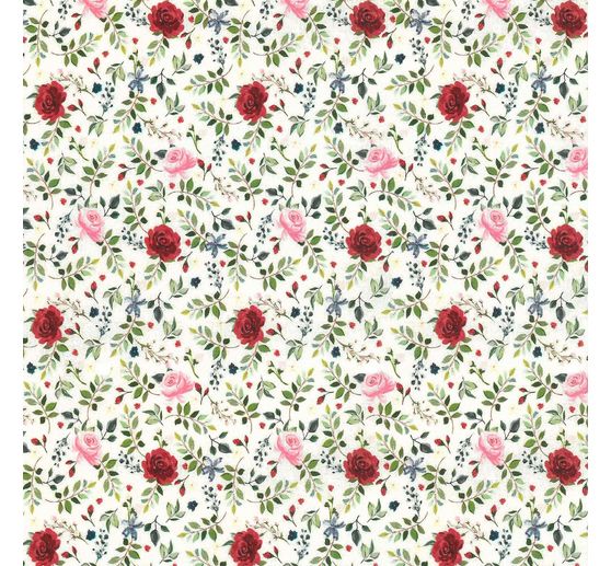 Westfalenstoffe Baumwoll-Stoff "Florenz - Rosen"
