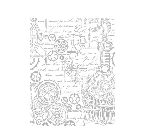 Schablone "Fantasy World - Metal Decor"