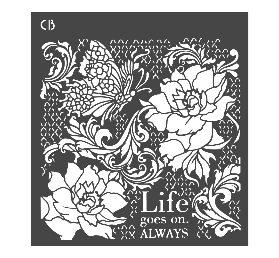 Schablone "Ethereal - Life goes on"