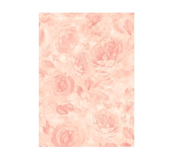 Motiv-Strohseide Backgrounds "Shabby Rose"