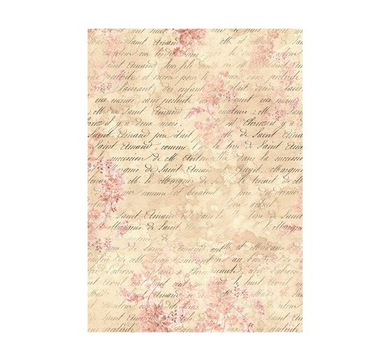 Motiv-Strohseide Backgrounds "Shabby Rose"