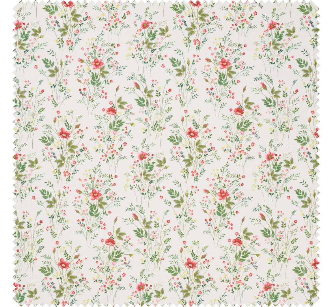 Westfalenstoffe Baumwoll-Stoff Florenz "Farn mit Blumen"