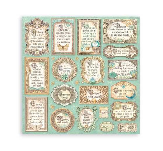 Scrapbook block Fortune"