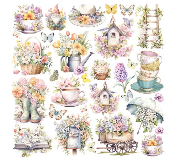 Vellum Paper "Flower Shop"