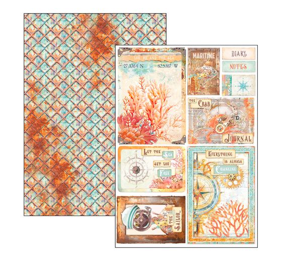 Paper set "Coral Reef"