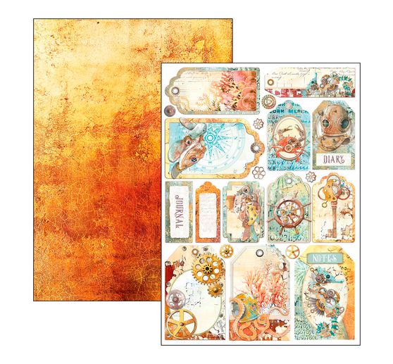 Paper set "Coral Reef"
