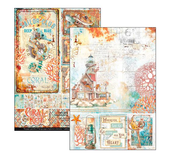 Paper set "Coral Reef"