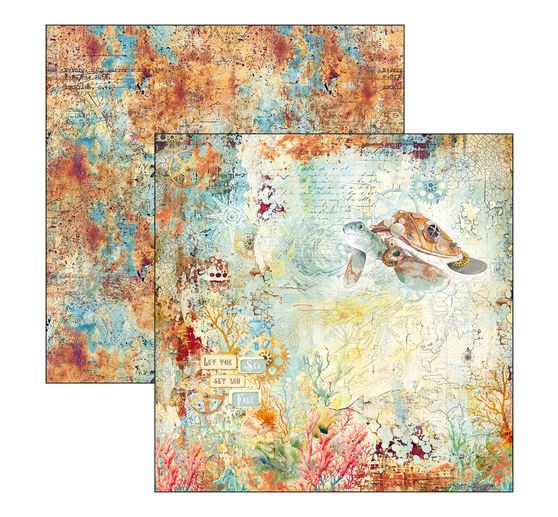 Scrapbook paper "Coral Reef"