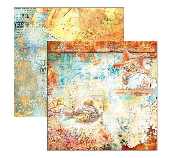 Scrapbook paper "Coral Reef"
