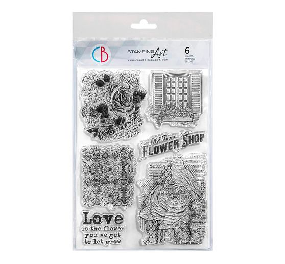 Silikonstempel "Flower Shop"