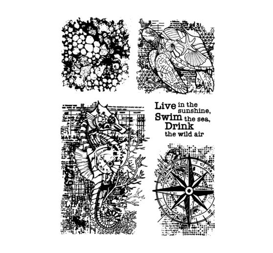 Silikonstempel "Coral Reef"
