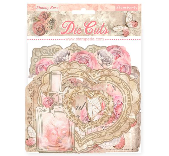Punching motifs "Shabby Rose"