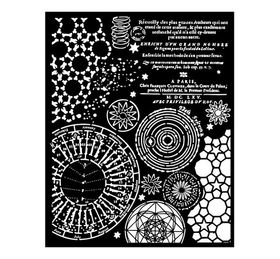 Schablone "Fortune - Macrocosm Mixed Patterns"