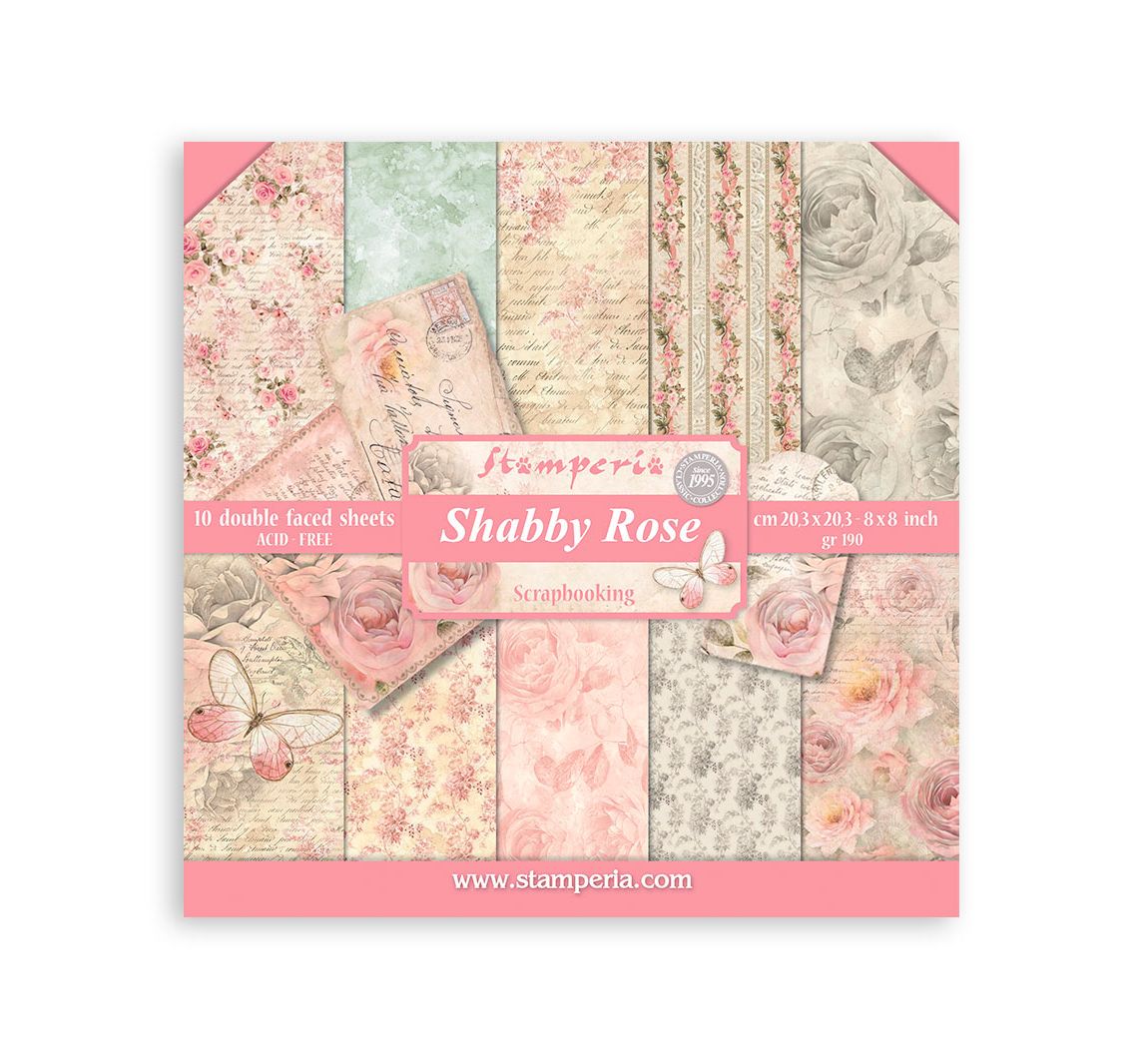 Scrapbooking Pad "Shabby Rose"