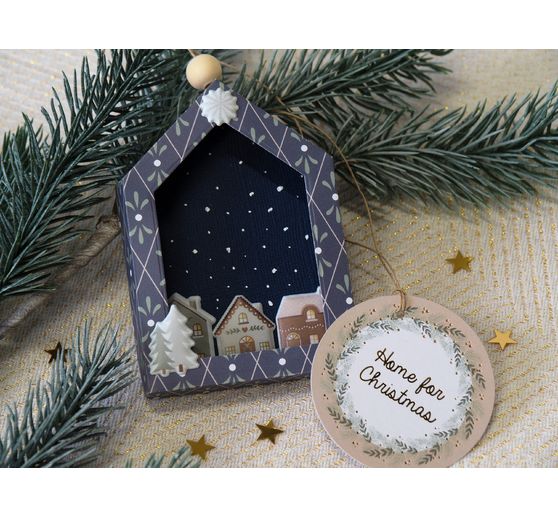 Scrapbook-Block "Home for Christmas"