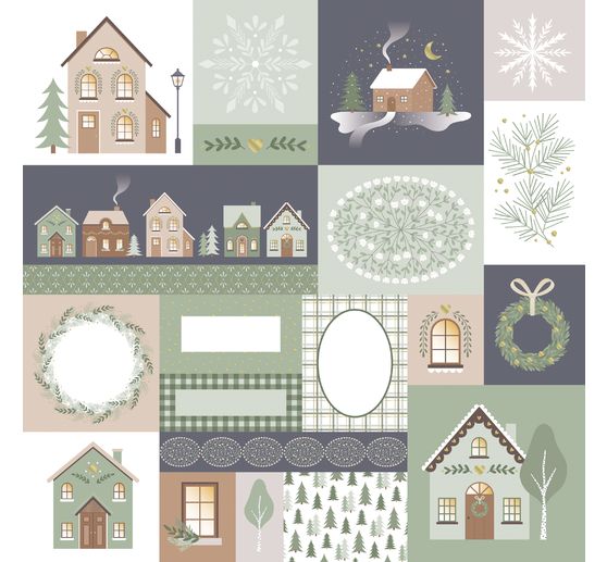 Scrapbook-Block "Home for Christmas"