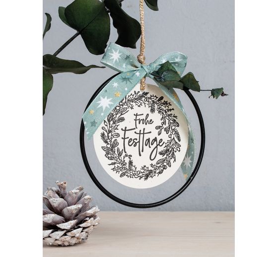 BUTTERER Stempel "Frohe Festtage"