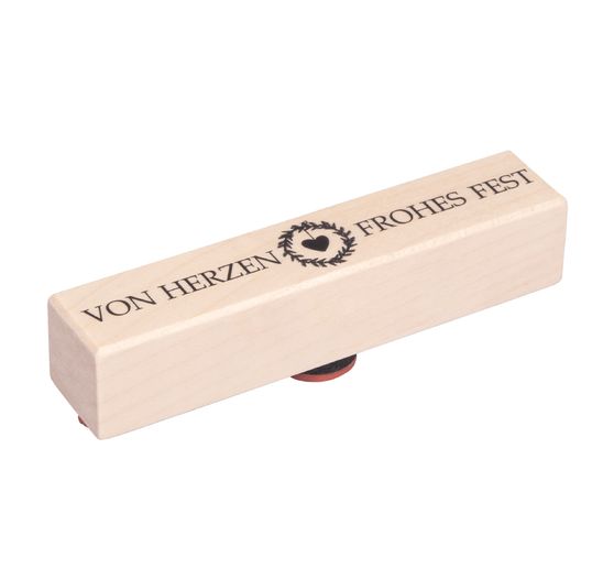 BUTTERER Stempel "Von Herzen frohes Fest"