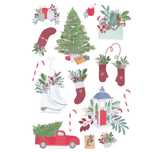 Rub On Transferfolie "Christmas Time"
