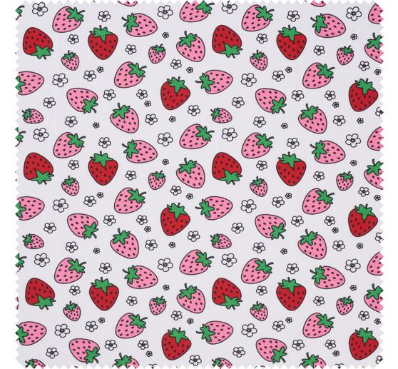Jersey-Stoff "Erdbeeren"