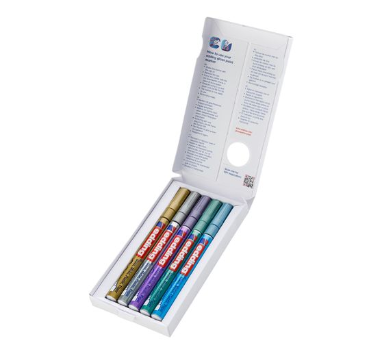 edding 780 Glanzlack-Marker Metallic, Special, 5er-Set