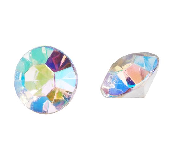 Spiegel Diamanten 10 mm, irisierend