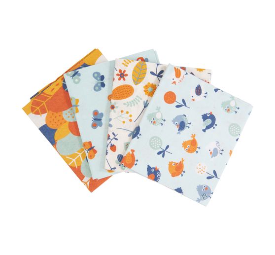 Stoffpaket Patchy "Vögel und Schmetterlinge"