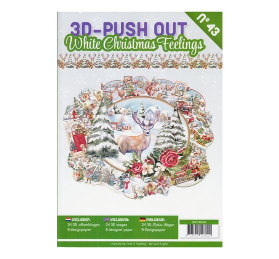 3D Punched sheet book "White Christmas Feelings"