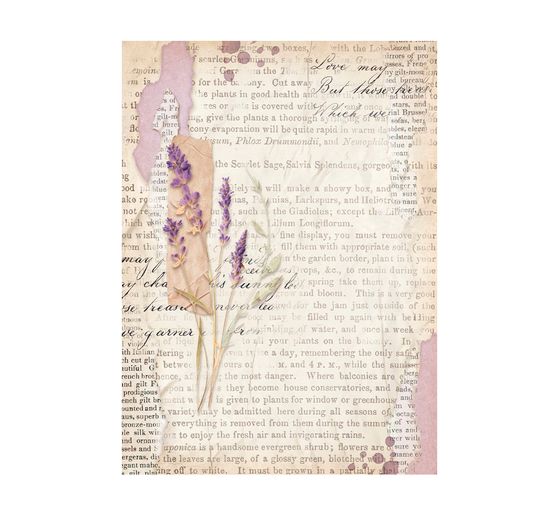 Motiv-Strohseide Backgrounds "Lavender"
