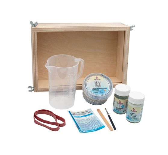 Formenbau-Set "Vario" mit Gießkasten