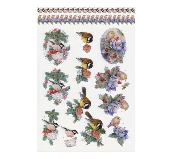 3D-Stanzbogenbuch "Christmas Baubles"