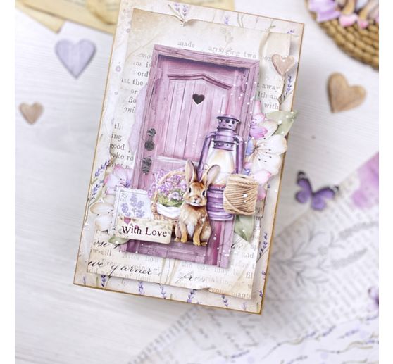 Scrapbook-Block "Lavender"