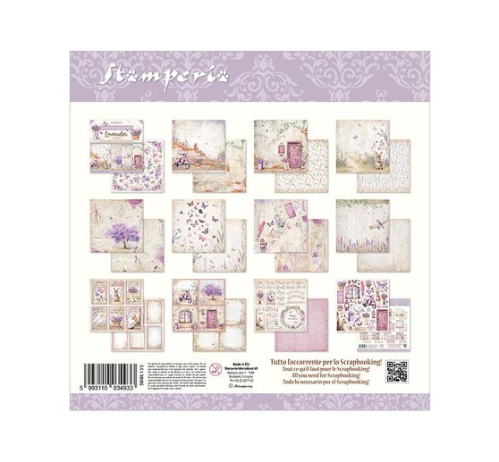 Scrapbook-Block "Lavender"