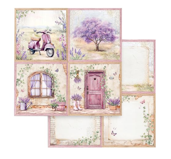 Scrapbook-Block "Lavender"