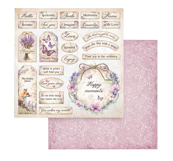 Scrapbook-Block "Lavender"