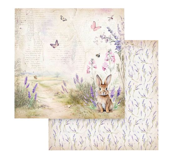Scrapbook-Block "Lavender"