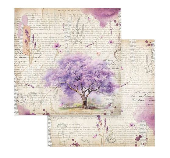 Scrapbook-Block "Lavender"