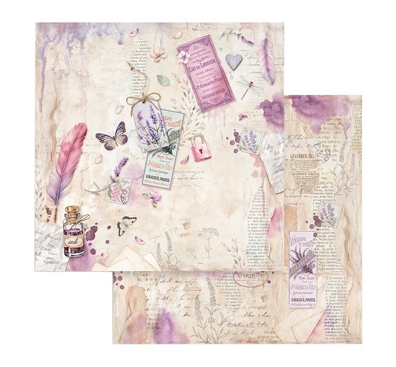 Scrapbook-Block "Lavender"