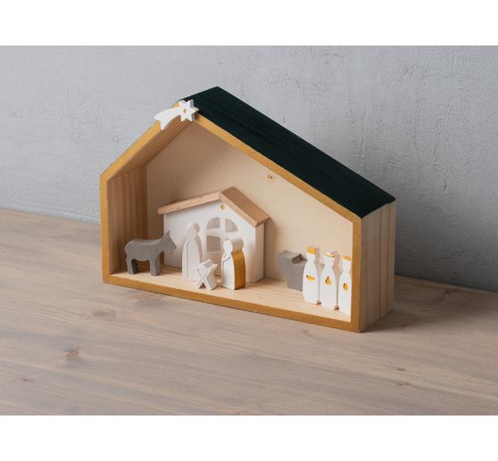 Silikon Gießform "Mini Krippe"