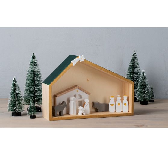 Silikon Gießform "Mini Krippe"