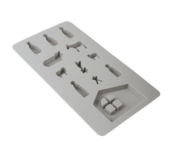Silikon Gießform "Mini Krippe"