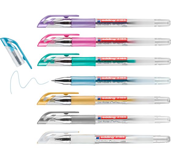 edding Gelroller 2185 metallic, 7er-Set