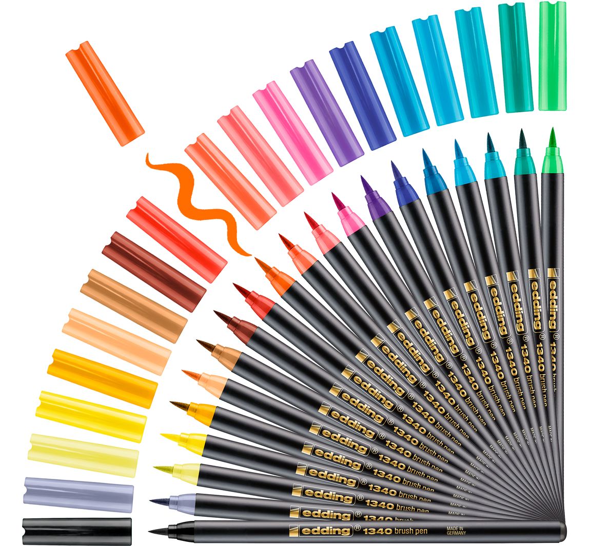 edding 1340 "Brush Lettering", 20er-Set