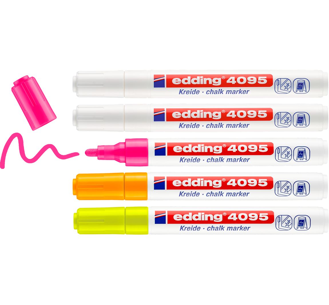 edding 4095 "Kreidemarker", 5er-Set