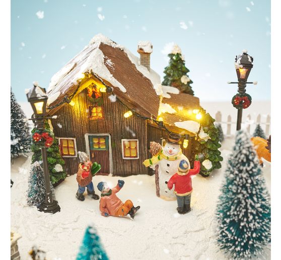 VBS Miniatur Haus im Schnee