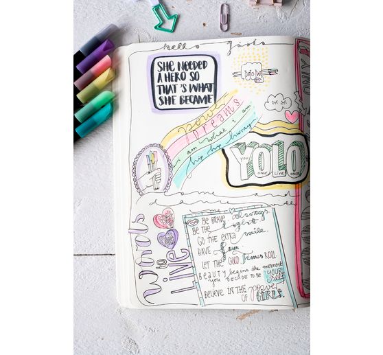 edding 1200 Bibi & Tina COLOR PEN pastell